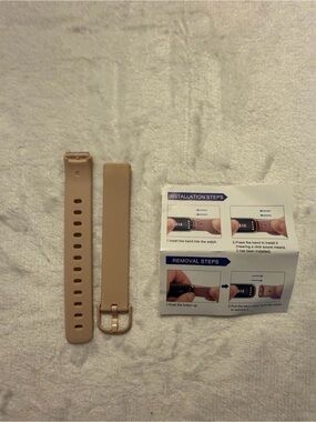 Fitbit Luxe Band Apricot Pink Size Small